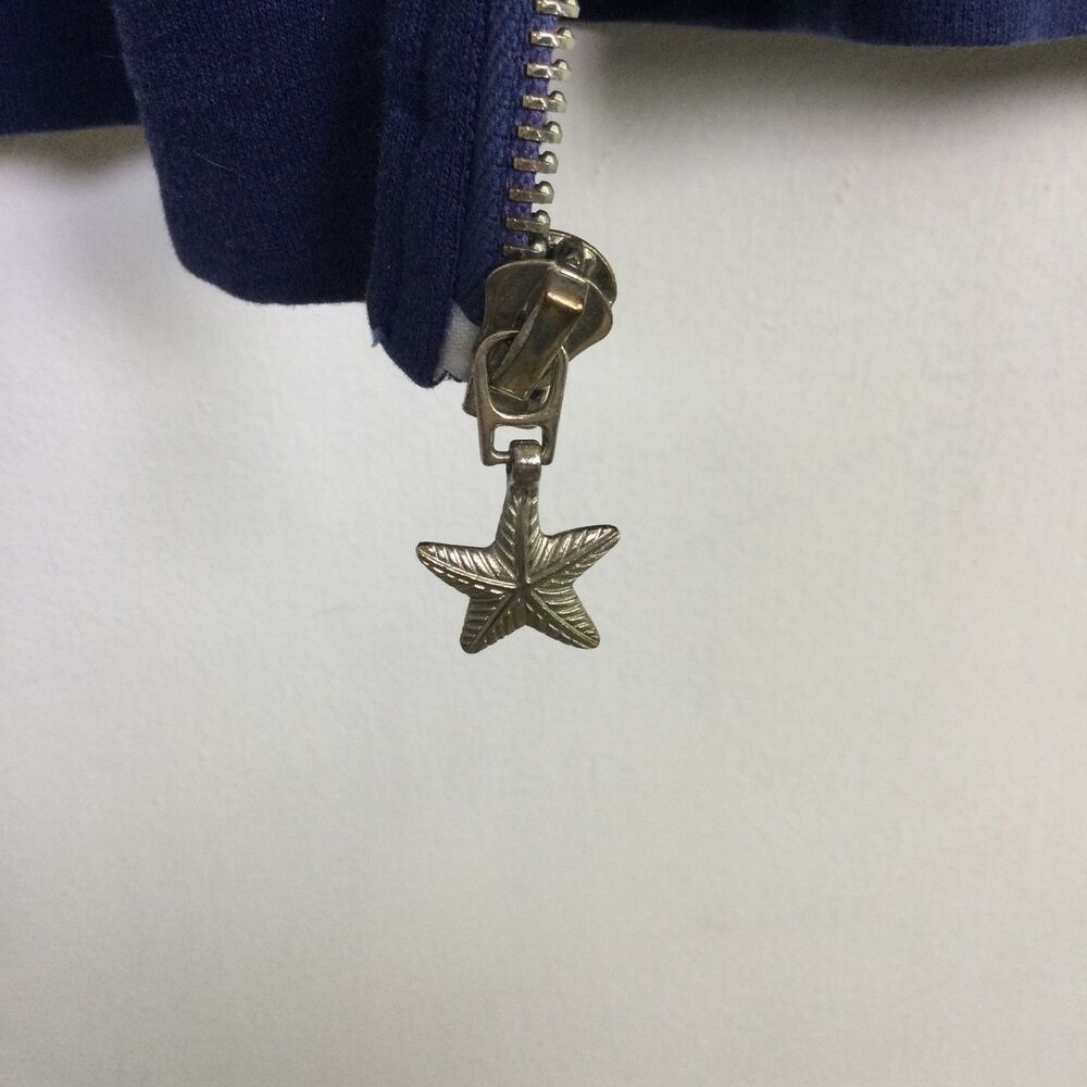 Fresh Produce Womens Sweatshirt Full zip-Up Long Sleeves Moonlight Blue Size XL - Picture 13 of 15